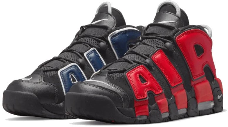 Nike Nike Air More Uptempo Alternates Split Navy Red Zwart