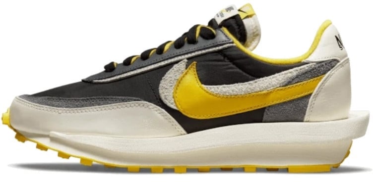 Nike Nike LD Waffle Sacai Undercover Black Bright Citron Zwart