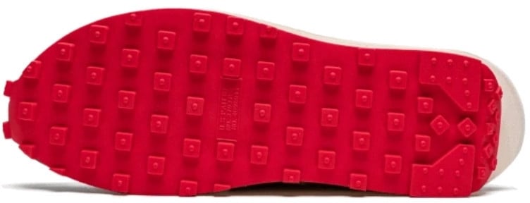 Nike Nike LD Waffle Sacai Undercover Midnight Spruce University Red Zwart