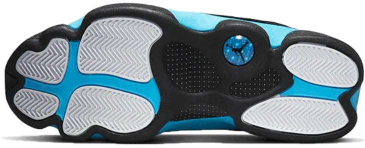 Nike Air Jordan 13 Retro University Blue Zwart