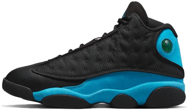 Nike Air Jordan 13 Retro University Blue Zwart