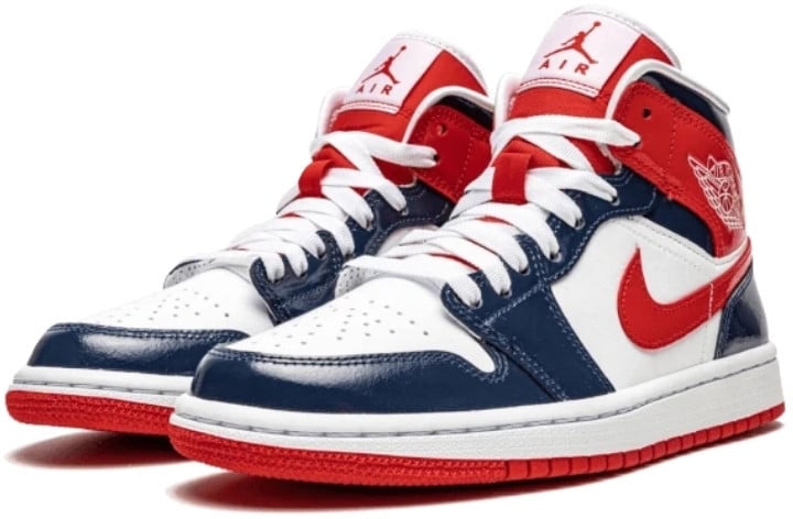 Nike Air Jordan 1 Mid Champ Colors Zwart