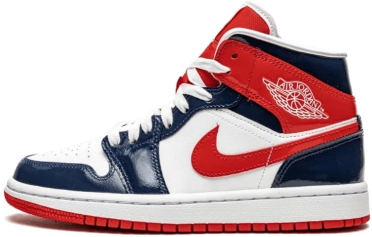 Nike Air Jordan 1 Mid Champ Colors Zwart