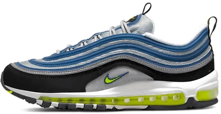 Nike Nike Air Max 97 OG Atlantic Blue Voltage Yellow Zwart