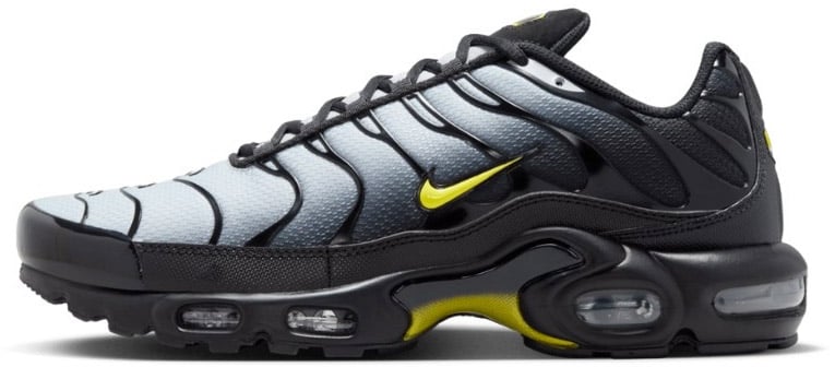 Nike Nike Air Max Plus Black Opti Yellow Zwart