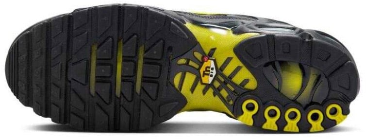 Nike Nike Air Max Plus Black Opti Yellow Zwart