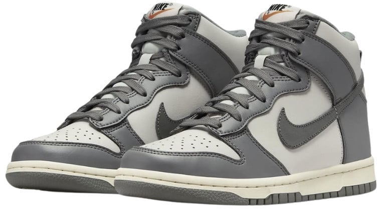 Nike Nike Dunk High Vintage Light Bone Grey Grijs