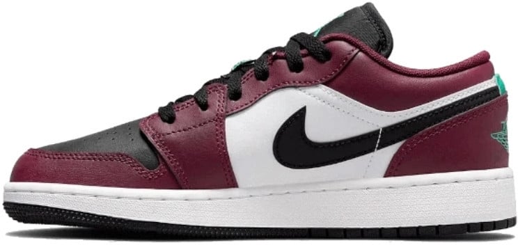 Nike Air Jordan 1 Low SE Dark Beetroot Black Roma Green Zwart