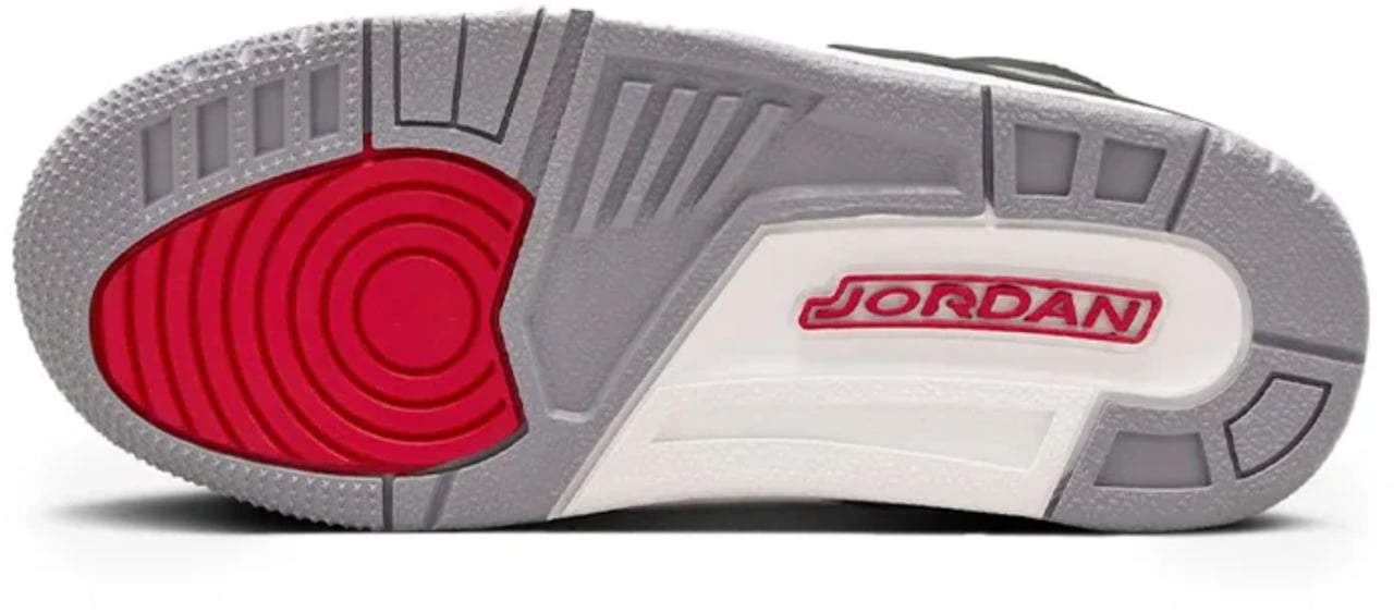 Nike Air Jordan 3 Retro Black Cement (2024) Enfant et Bébé Zwart