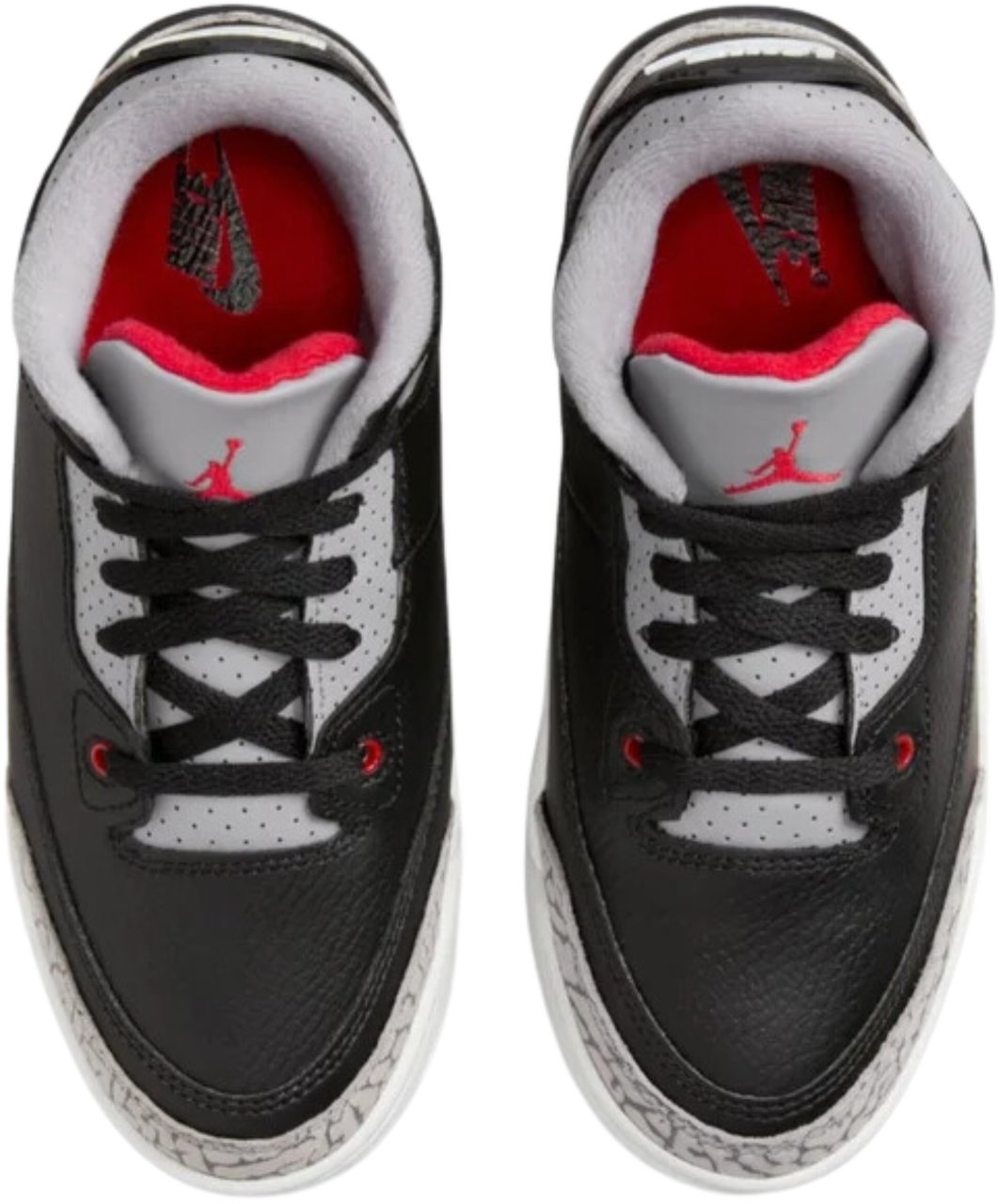 Nike Air Jordan 3 Retro Black Cement (2024) Enfant et Bébé Zwart