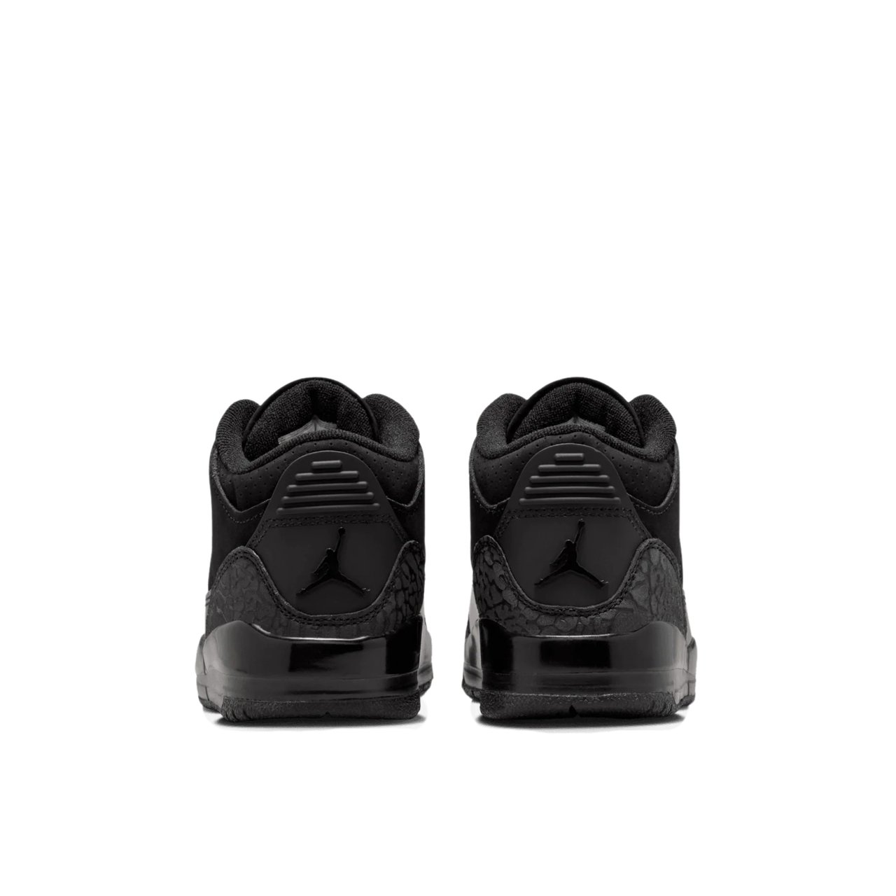 Nike Air Jordan 3 Retro Black Cat (2025) Enfant & Bébé Zwart