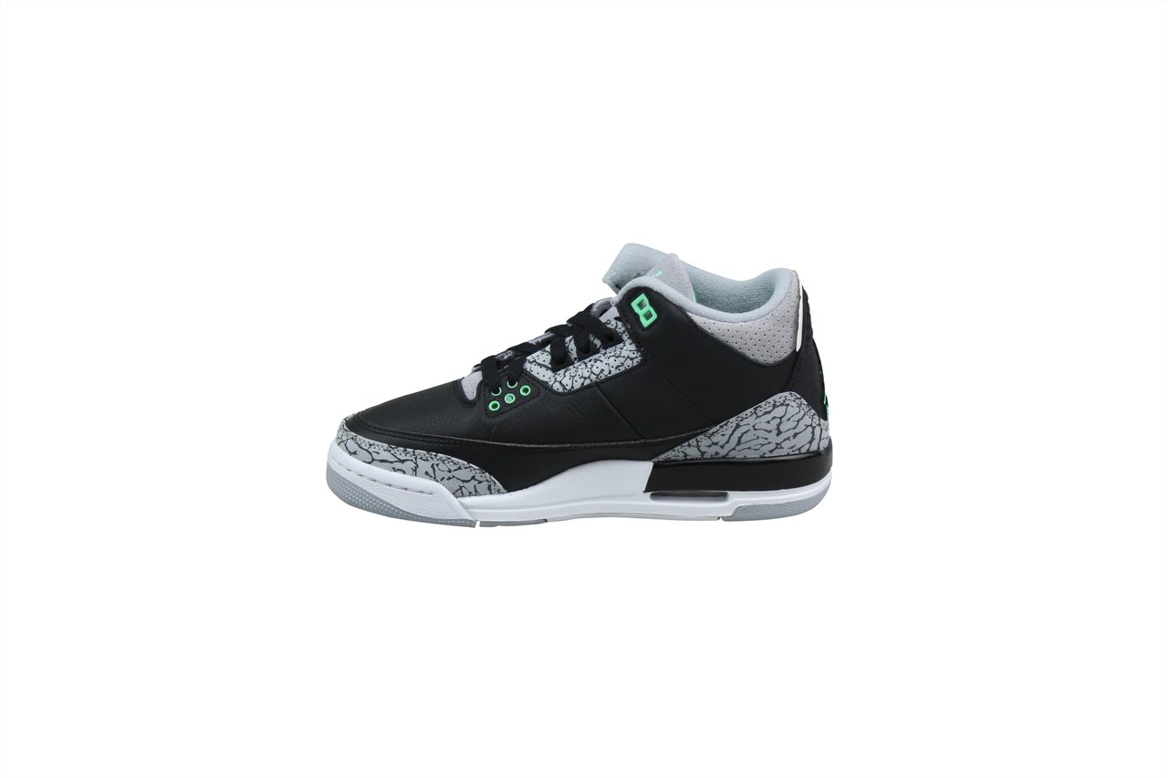 Nike Air Jordan 3 Retro 'Green Glow' (GS) Groen