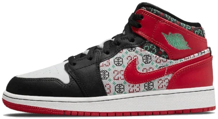 Nike Air Jordan 1 Mid Holiday Zwart