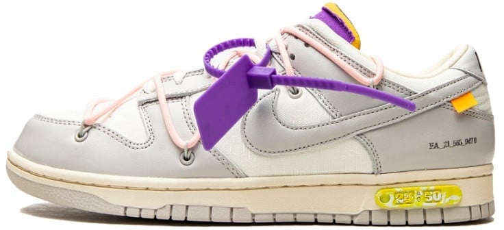 Nike Nike Dunk Low Off-White Lot 24 Wit