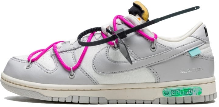 Nike Nike Dunk Low Off-White Lot 30 Roze