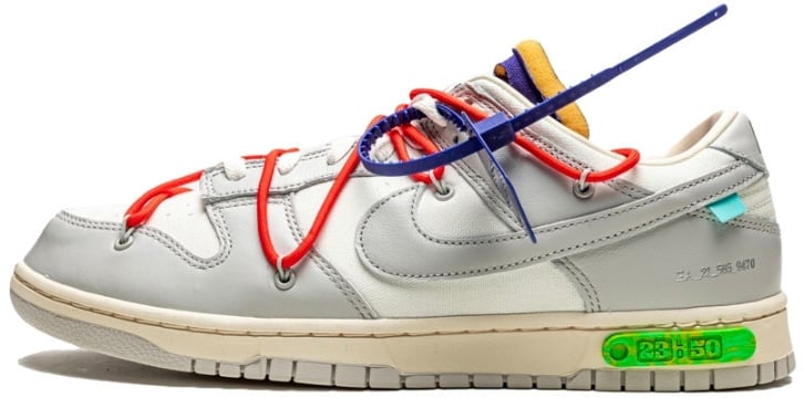 Nike Nike Dunk Low Off-White Lot 23 Wit