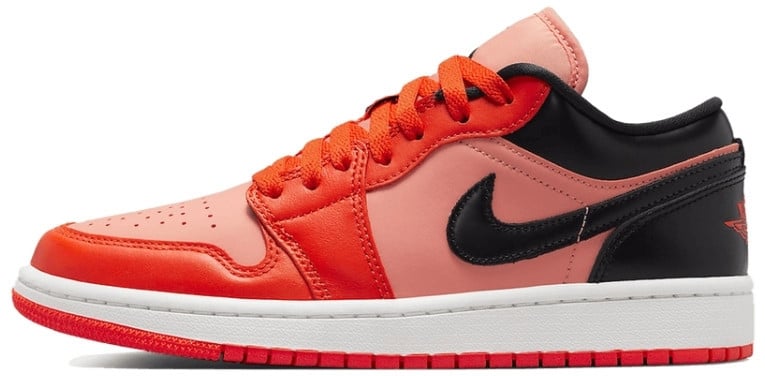 Nike Air Jordan 1 Low Orange Black Zwart