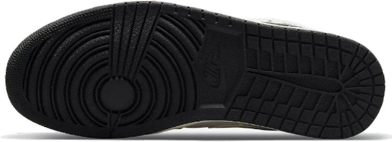 Nike Air Jordan 1 Low SE Brushstroke Zwart