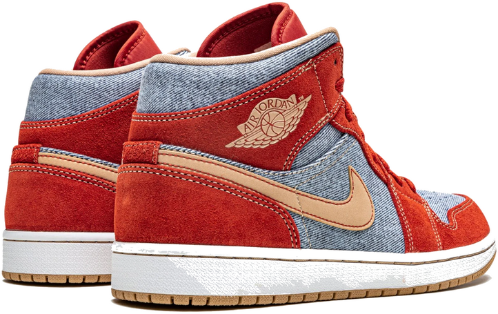 Nike Air Jordan 1 Mid SE Denim Grijs