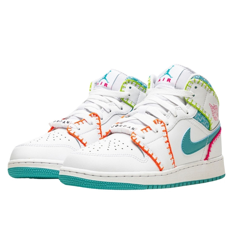Nike Air Jordan 1 Mid Multi Knit Wit
