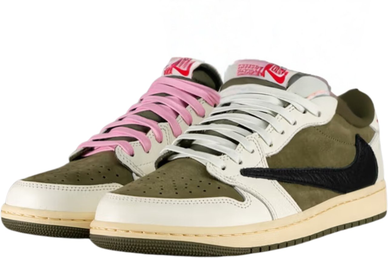 Nike Travis Scott x Air Jordan 1 Low OG 'Medium Olive' Divers