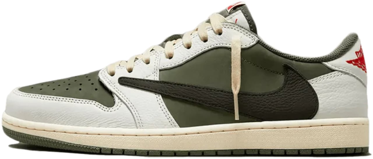 Nike Travis Scott x Air Jordan 1 Low OG 'Medium Olive' Divers