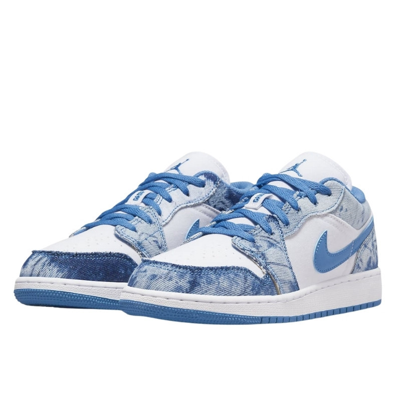 Nike Air Jordan 1 Low Washed Denim (2022) Wit