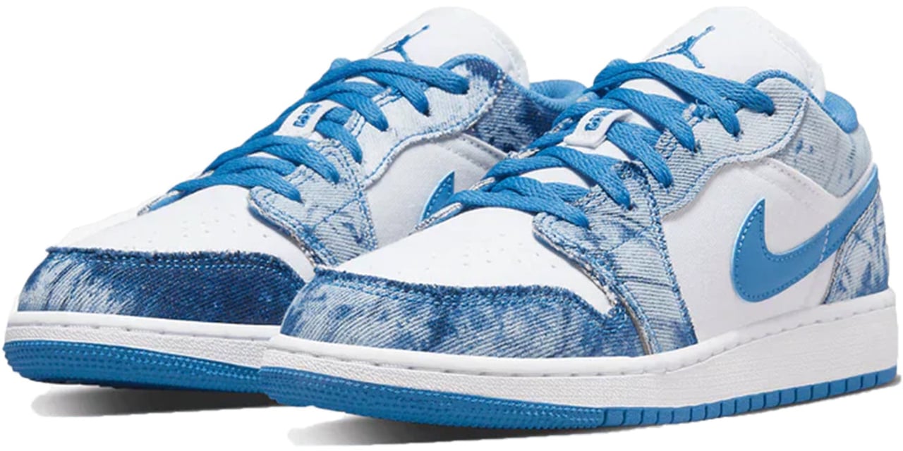 Nike Air Jordan 1 Low Washed Denim (GS) Divers
