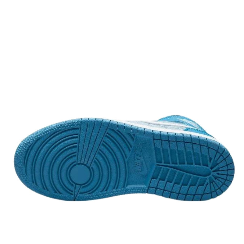 Nike Air Jordan 1 Mid Washed Denim Blauw