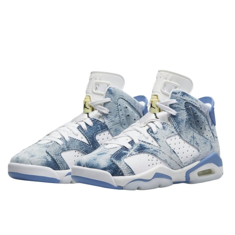 Nike Air Jordan 6 Retro Washed Denim (2022) Wit