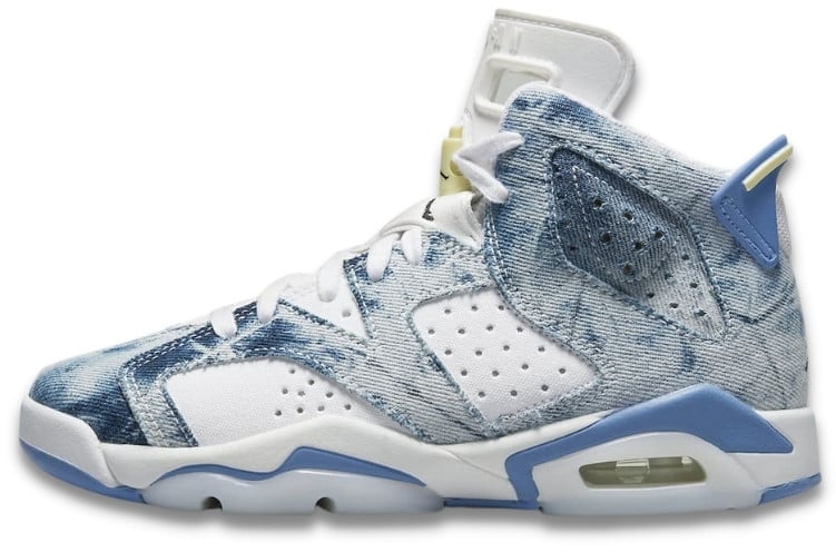 Nike Air Jordan 6 Retro Washed Denim (2022) Wit