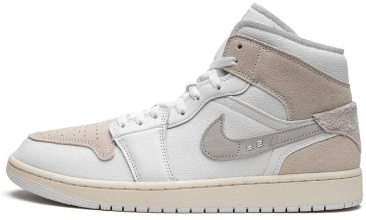 Nike Air Jordan 1 Mid SE Craft Tech Grey Wit