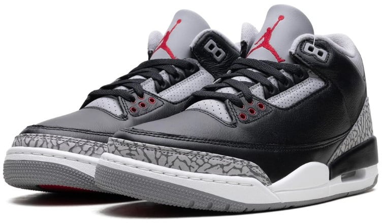 Nike Air Jordan 3 Retro OG Black Cement (2024) Zwart