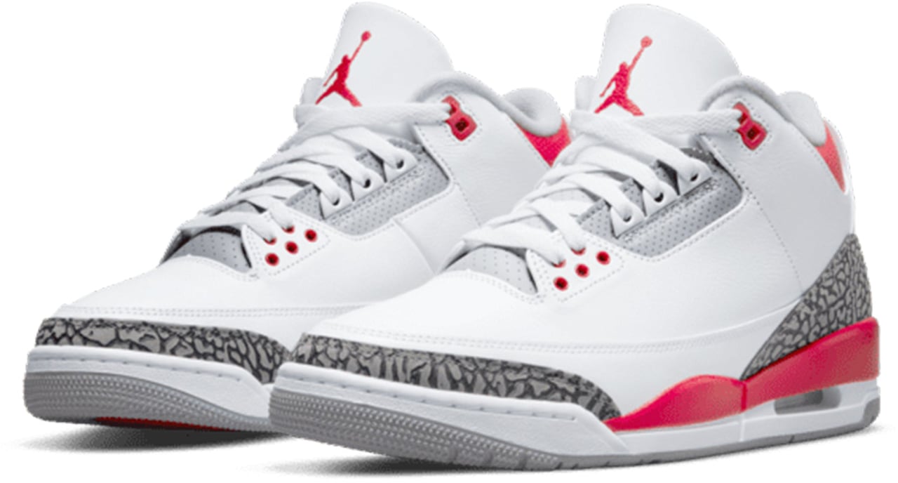 Nike Air Jordan 3 Retro Fire Red (2022) Divers
