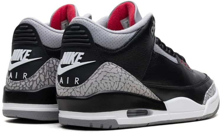 Nike Air Jordan 3 Retro OG Black Cement (2024) Zwart