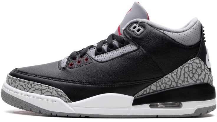 Nike Air Jordan 3 Retro OG Black Cement (2024) Zwart