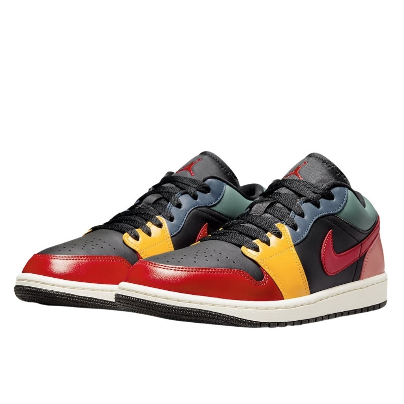 Nike Air Jordan 1 Low SE Black Multi Divers