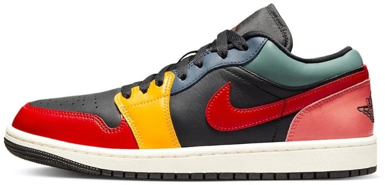 Nike Air Jordan 1 Low SE Black Multi Divers