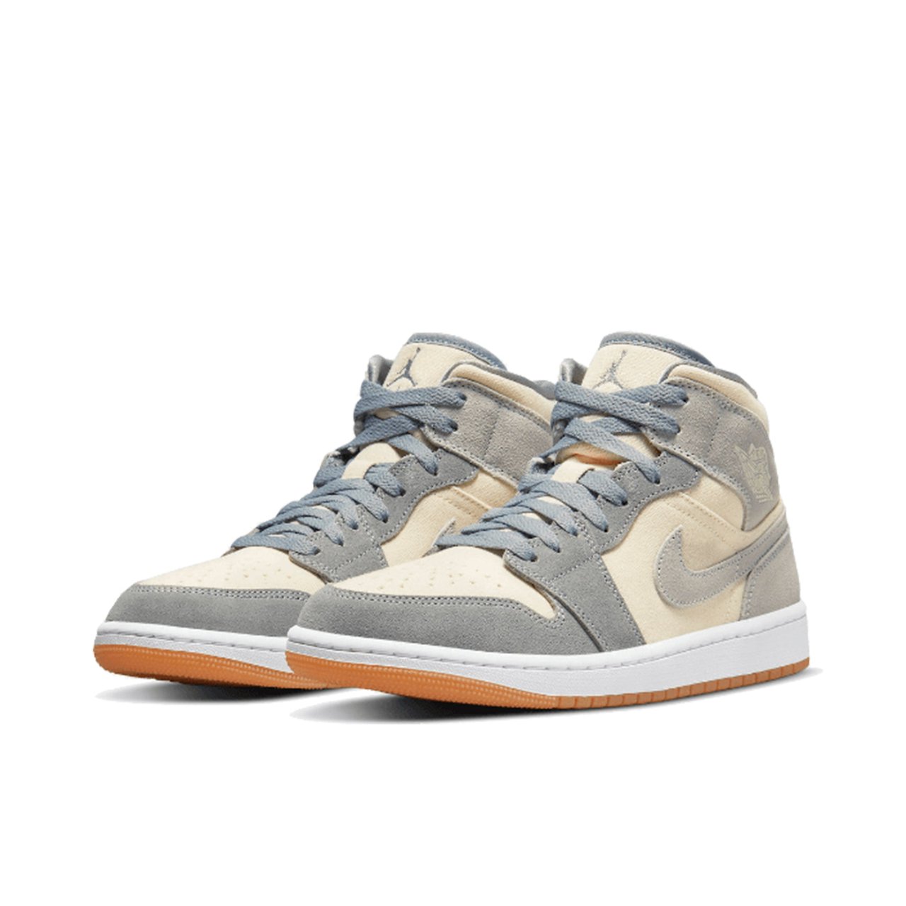 Nike Air Jordan 1 Mid SE Coconut Milk Particle Grey Divers