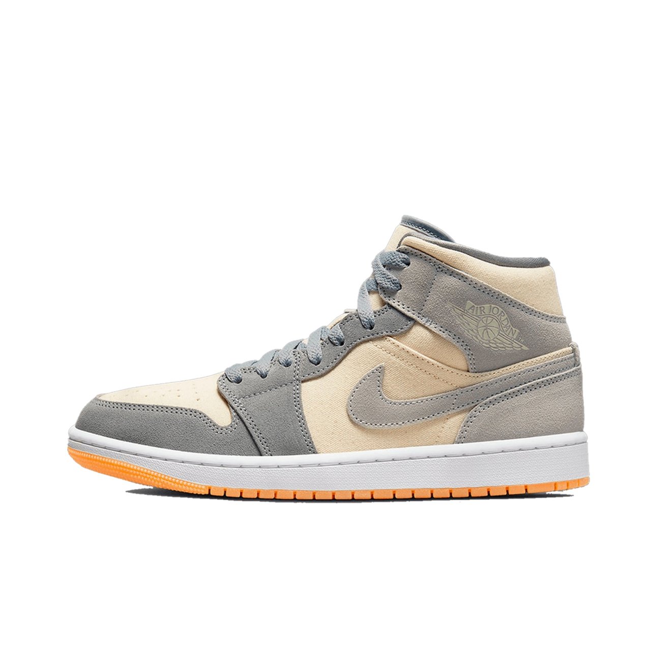 Nike Air Jordan 1 Mid SE Coconut Milk Particle Grey Divers