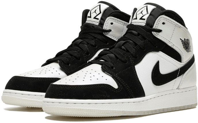 Nike Air Jordan 1 Mid Diamond Shorts (GS) Divers
