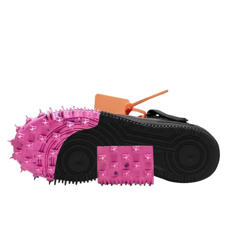 Nike Nike Air Force 1 Mid Off-White Clear Black Zwart