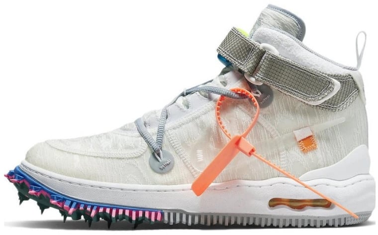Nike Nike Air Force 1 Mid Off-White Clear White Wit