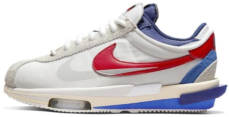 Nike Nike Cortez 4.0 Sacai White University Red Blue Wit