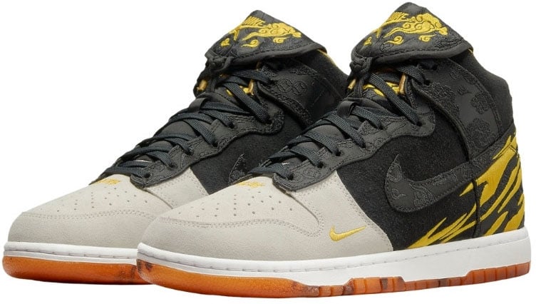 Nike Nike Dunk High Retro PRM Year of the Tiger Zwart