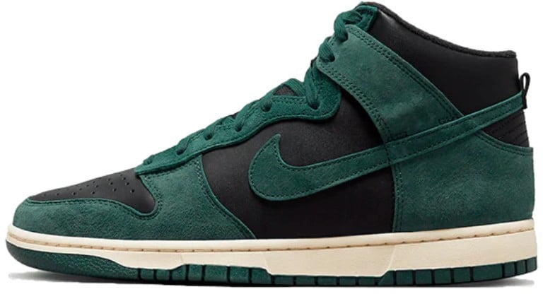 Nike Nike Dunk High Retro PRM Faded Spruce Zwart