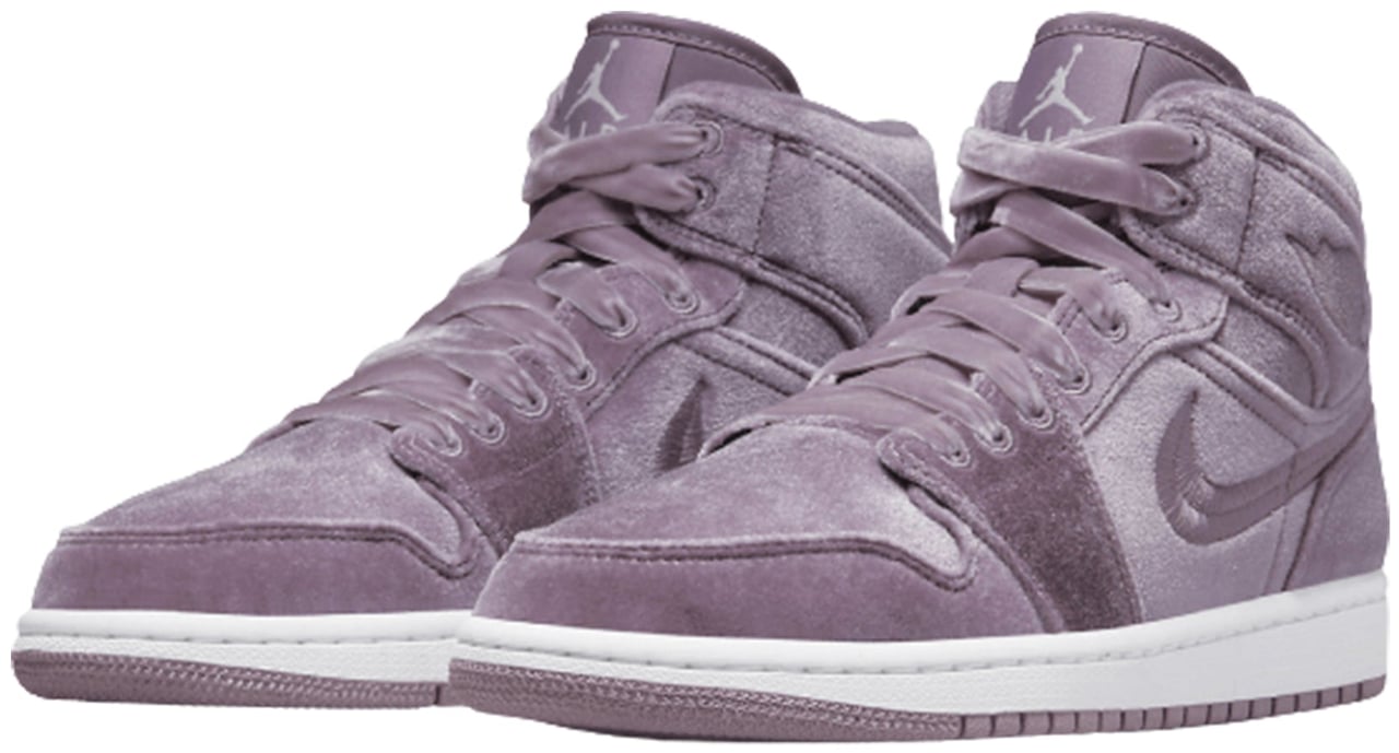 Nike Air Jordan 1 Mid Purple Smoke (W) Divers