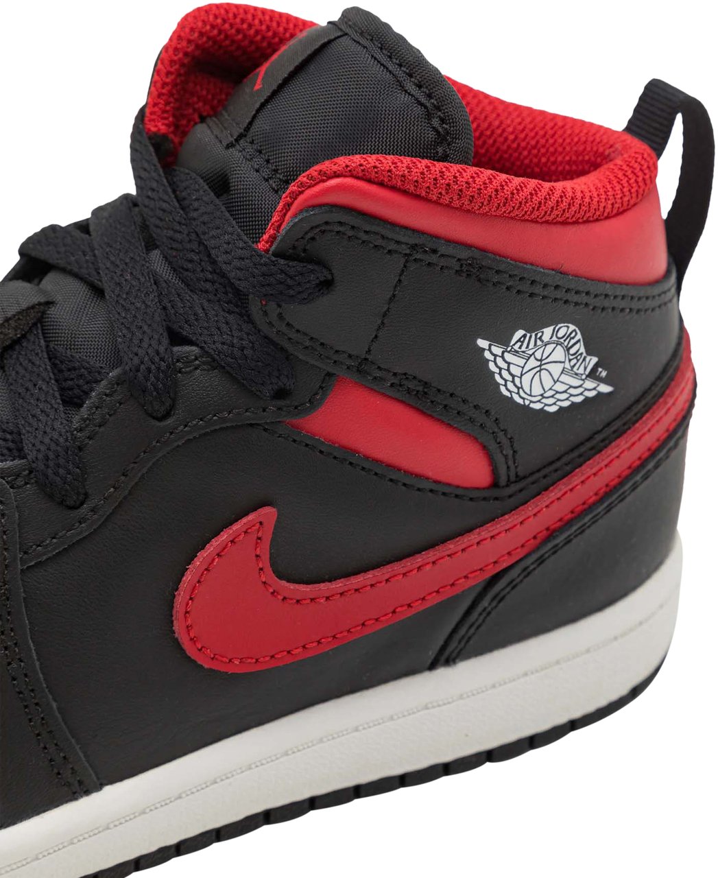 Nike Air Jordan 1 Mid Schoen Bred (GS) Blauw