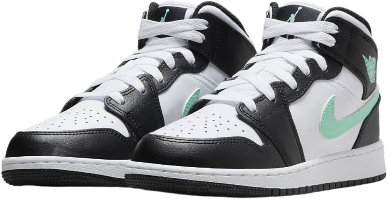 Nike Air Jordan 1 Mid Green Glow (GS) Divers