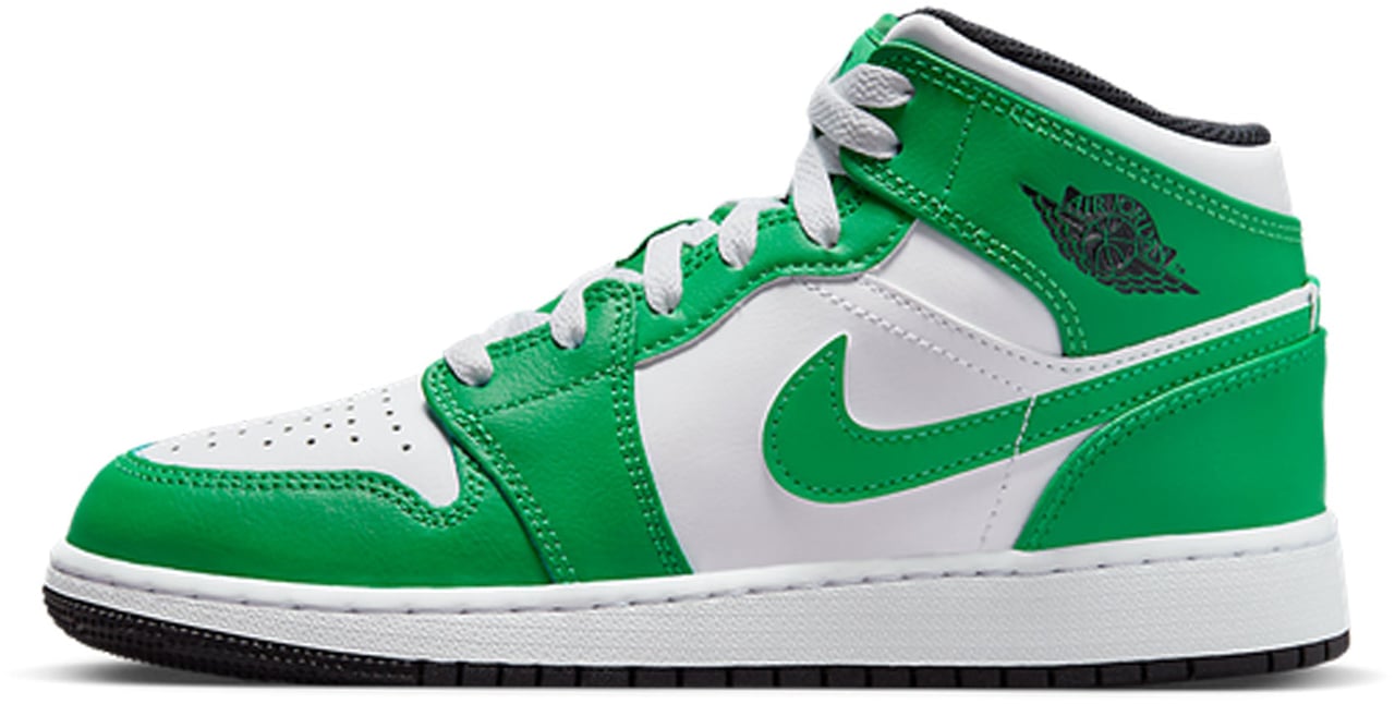 Nike Air Jordan 1 Mid Lucky Green (GS) Divers